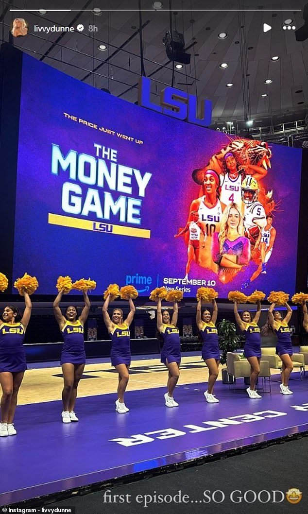 'The Money Game LSU' follows Dunne and other LSU stars through the 2023-24 season