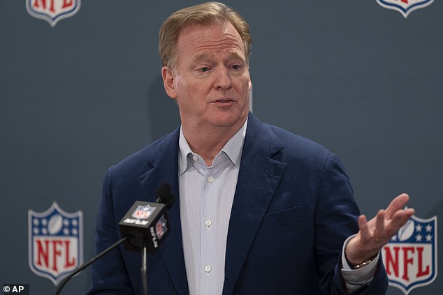 Enteen also criticized NFL commissioner Roger Goodell as a 