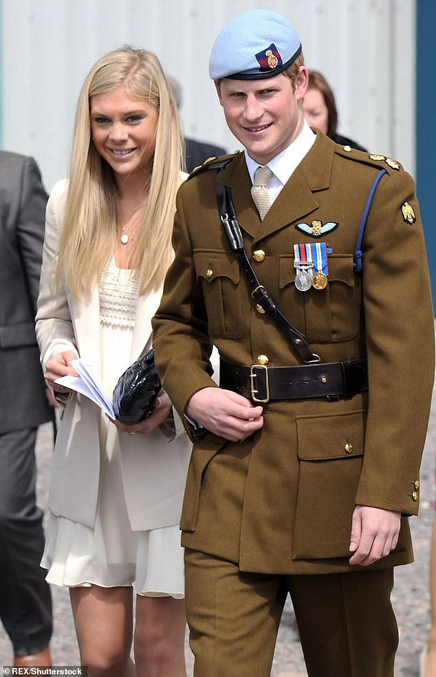 Chelsy split from Prince Harry after a seven-year relationship (pictured together in 2010)