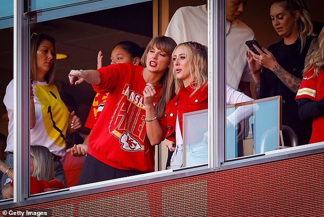 Swift attended 13 Chiefs games last season before returning to a luxury suite on Thursday