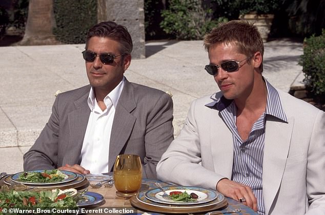 The duo may reunite on the big screen, 17 years after the release of their last film; depicted in a still from 2001's Ocean's Eleven