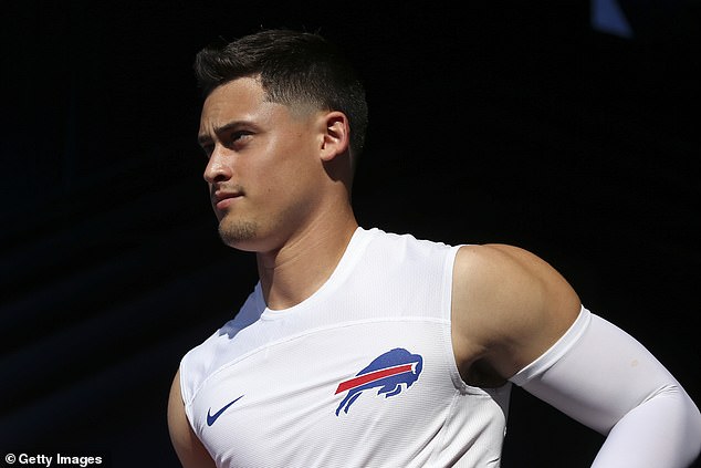 Araiza, 24, was released by the Buffalo Bills in August 2022 after a woman alleged he and other San Diego University players raped her at an off-campus party in October 2021.