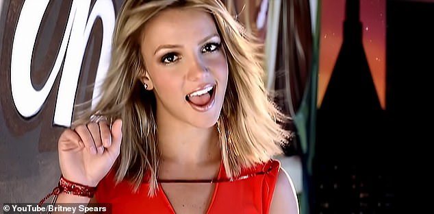 The actress also noted that she saw many similarities between her career and Britney's; (Spears in the 2000 Lucky video)