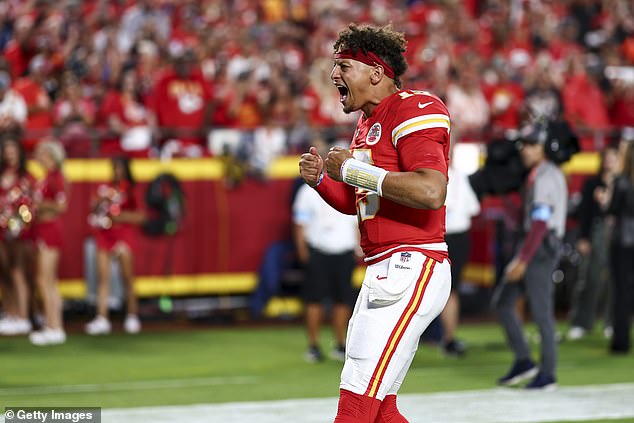 Patrick Mahomes celebrates Chiefs' perfect start to new NFL season