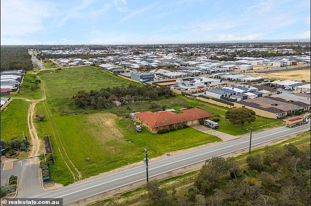 The site contains a four-bedroom, two-bathroom stone house and an annex, but this could soon be demolished to make way for many more homes.