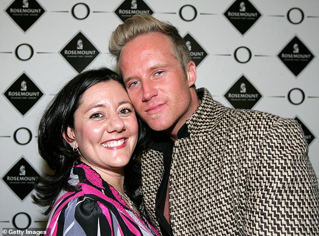 The Sydney PR guru had over 20 years of experience in the industry and set up his own company Evans Media in 2005. Pictured with events manager Lucia Labbate in 2008