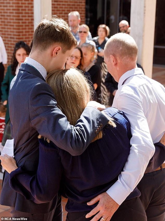 Ms Millen was seen crying outside the courthouse after the sentencing hearing