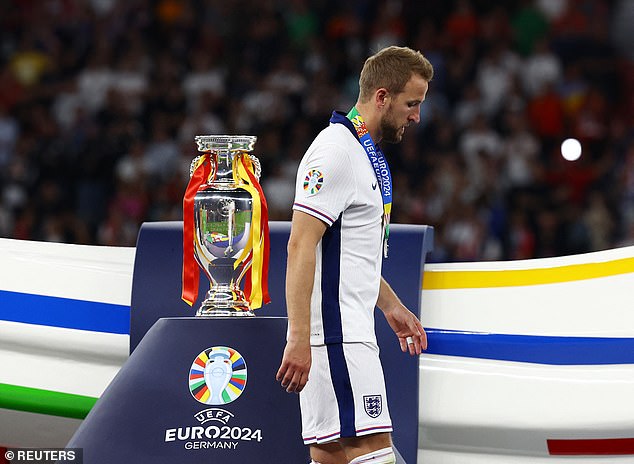 England men's national football team captain Harry Kane has yet to win a single trophy despite playing in six finals