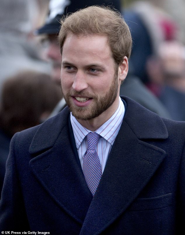 A bearded Prince William at Sandringham in 2008, shortly after completing his Special Forces training