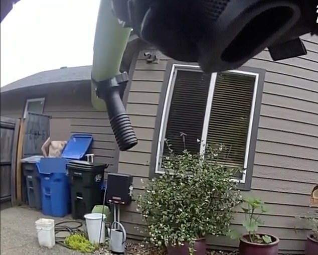 Officers in Washington state threatened to shoot Patterson if he didn't get out of the trash