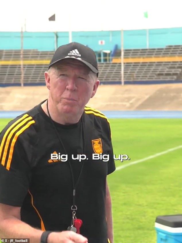 McClaren tried his best to understand Jamaican Patois, a local dialect