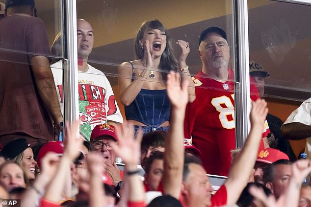 She had a big smile on her face as Kansas City got their bid for a three-peat off to a perfect start