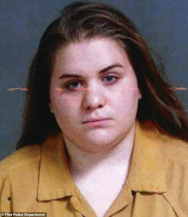 The bride, Savanah Nicole Collier, 21, has been charged with one count of aiding and abetting a felony