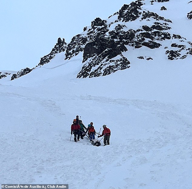 The Bariloche Alpine Club Rescue Commission has said the main hypothesis is that the skiers themselves triggered the avalanche