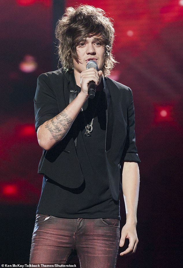 Frankie appeared on The X Factor as a cheerful 18-year-old and was loved for his charming bad boy personality