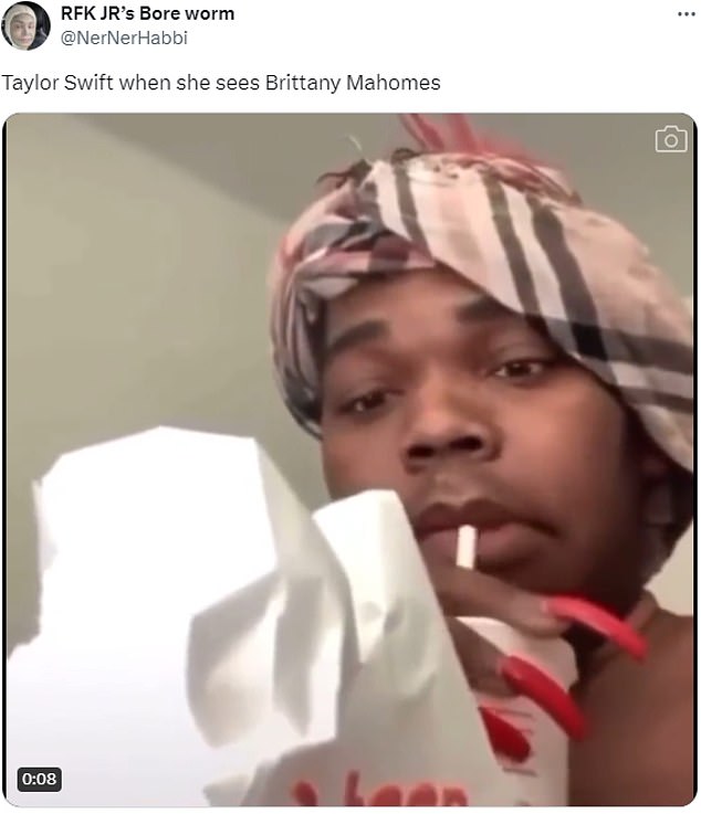 1725637308 760 Brittany Mahomes brutally mocked on social media after Taylor Swift