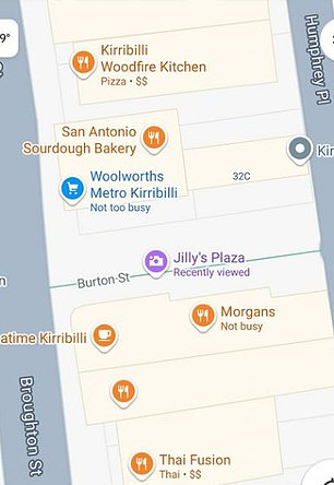 After the proposal for 'Jilly's Plaza' was rejected in a vote, it briefly appeared on Google Maps, but was removed again