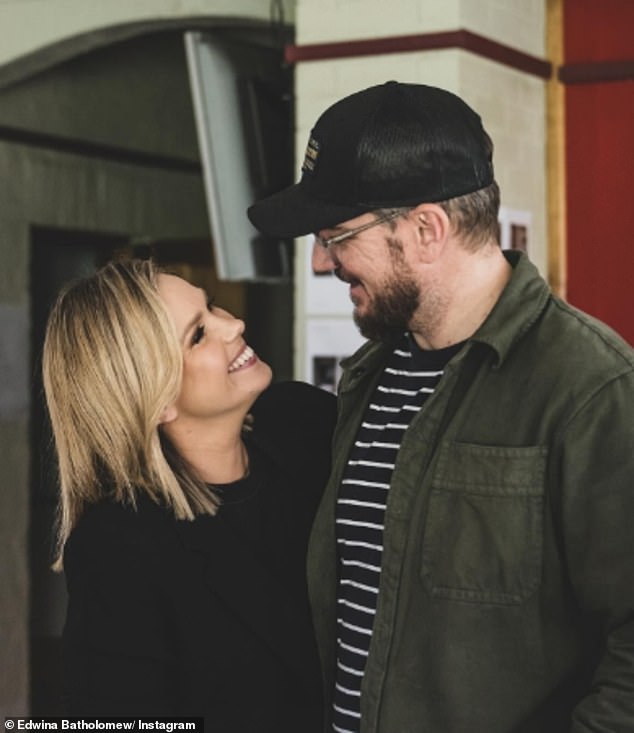 Just hours after the news broke, Edwina posted a message on Instagram to thank her fans for their support and to give a glimpse into her life with her beloved family since her diagnosis (pictured with Neil)