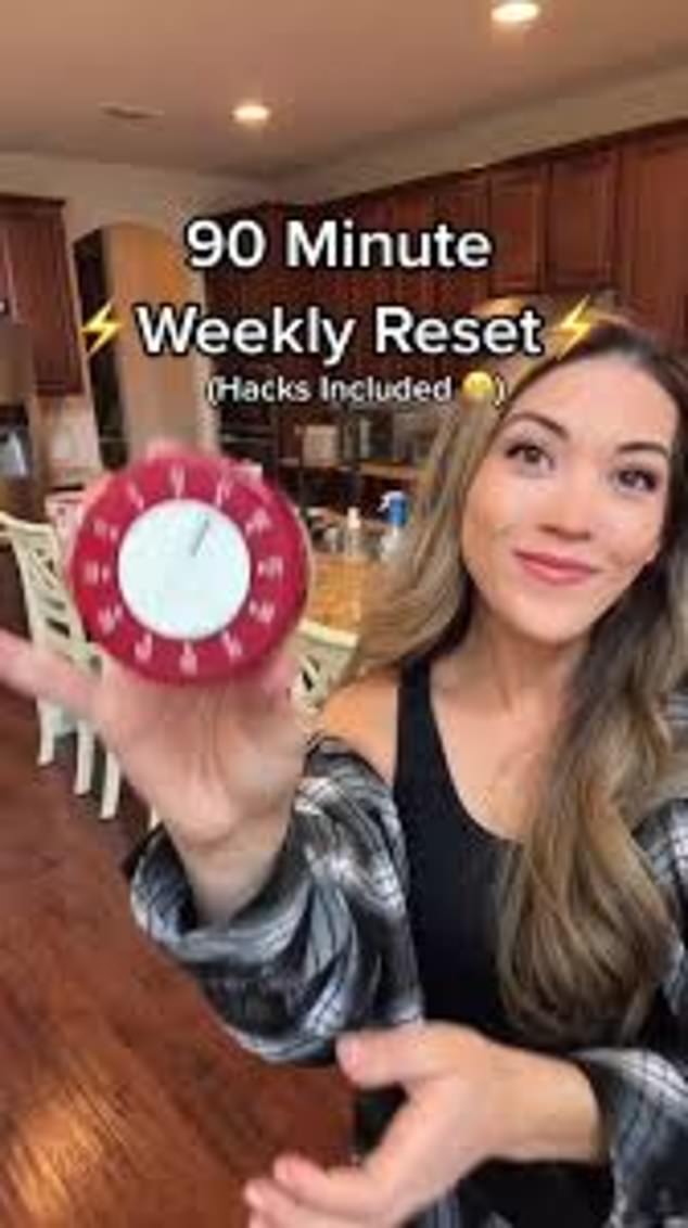 Some TikTok users are even glamorizing housework with the concept of a “weekly reset”