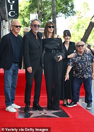 Turner, 51, accompanied Keaton to Tim Burton's induction into the Hollywood Walk of Fame on Tuesday, September 3