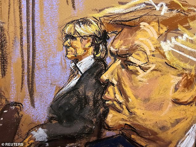 Trump sat just feet away from E. Jean Carroll in New York City court Friday morning