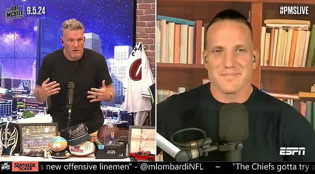 Pat McAfee couldn't believe the Bengals' decision on his final ESPN show on Friday