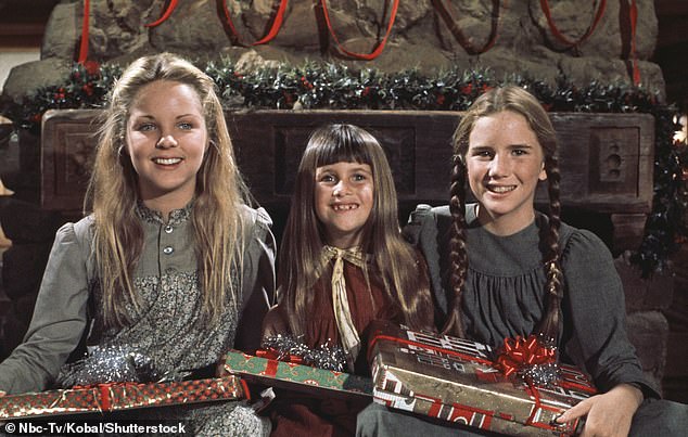 Seen far right with Melissa Sue Anderson, far left, and Lindsay Greenbush, center, on Little House On The Prairie