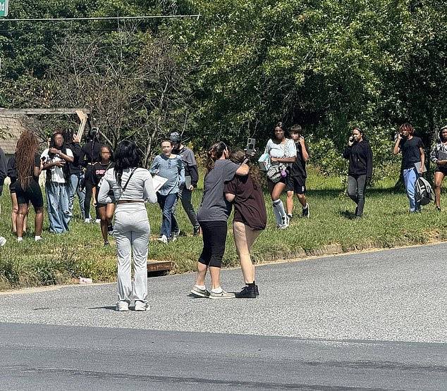 The shooting happened in a restroom at Joppatowne High School, about 20 miles northeast of Baltimore, around 12:36 a.m., Harford County Sheriff Jeffrey Gahler said.