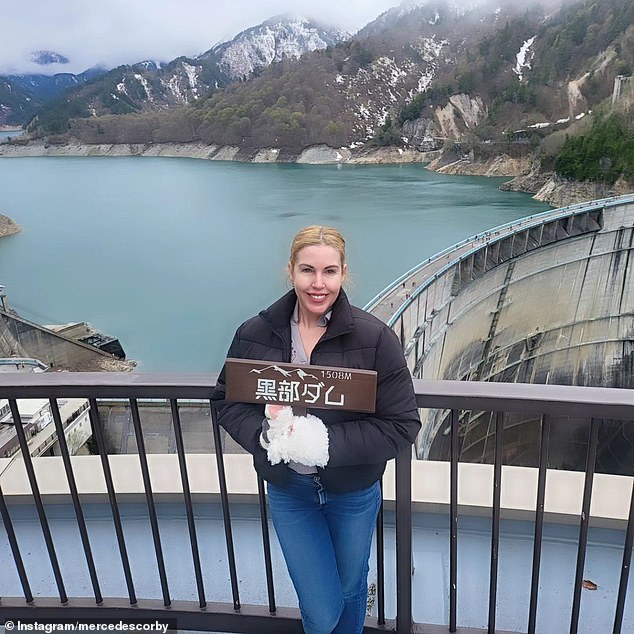 While there, the two admired the expansive Kurobe Dam, which Mercedes said brought back memories of her first trip there 31 years earlier.