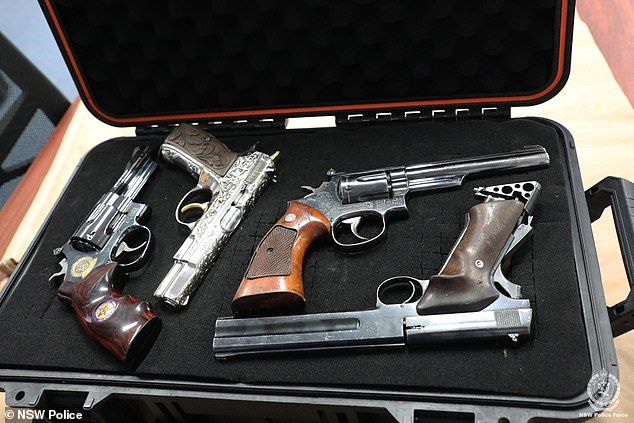 The 13 recovered weapons will undergo forensic examination before being returned to the Lithgow Small Arms Factory Museum