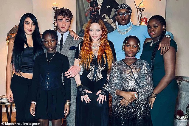 In addition to Lourdes, the superstar is also mom to Rocco, 24, David, 18, Mercy, 18, and 12-year-old twins Stella and Estere