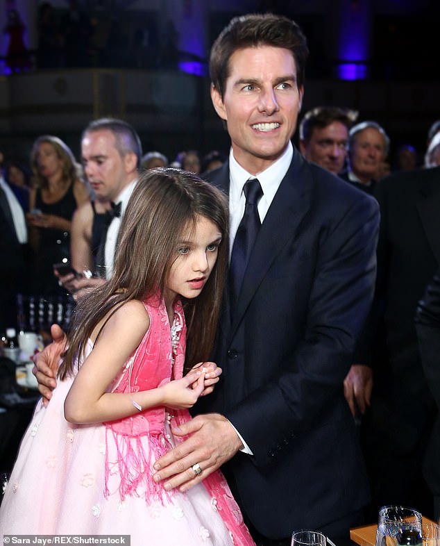 Suri and Tom at the Waldorf Astoria Ballroom in New York City in 2012