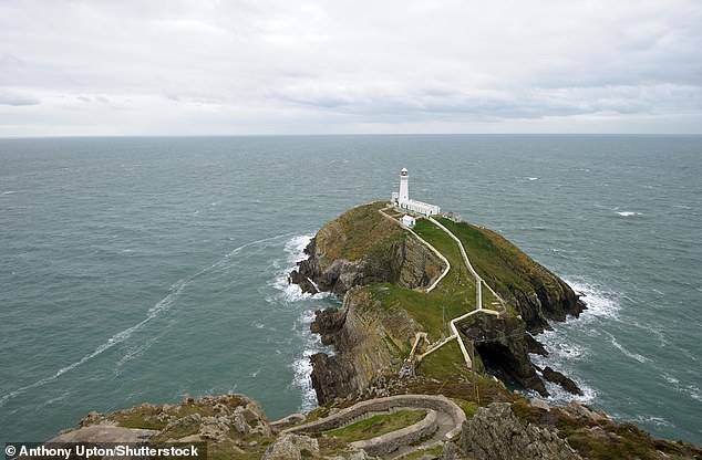 A lighthouse pictured in Holyhead, Anglesey. The couple lived in the area for three years, from 2010 to 2013