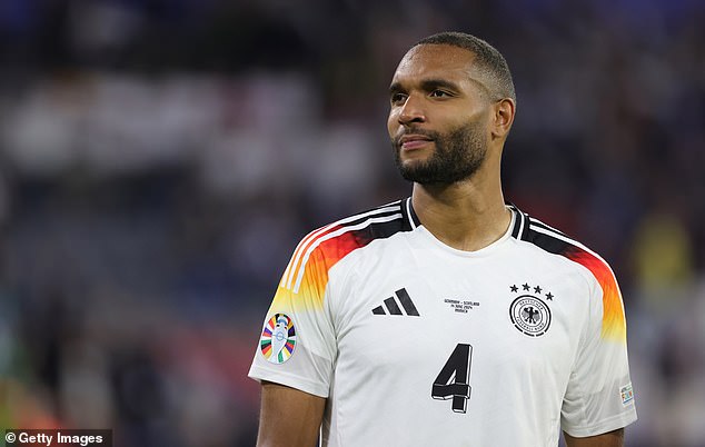 The 28-year-old started at centre-back for Germany in four of their five matches at Euro 2024