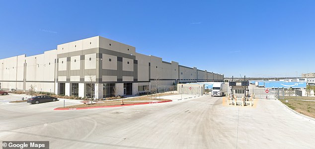 Companies like Amazon, whose new sorting center in the city is seen here, continue to set up shop in the area, putting pressure on the already low water supply.