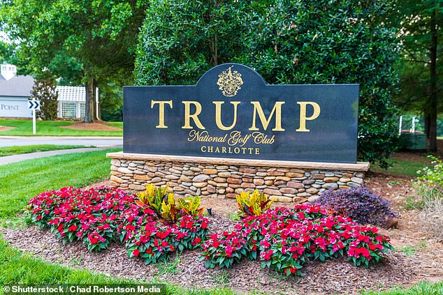 It is also home to a Trump National Gold Club course (pictured)