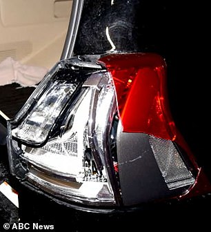 The broken taillight on Read's SUV is the key piece of evidence in the case