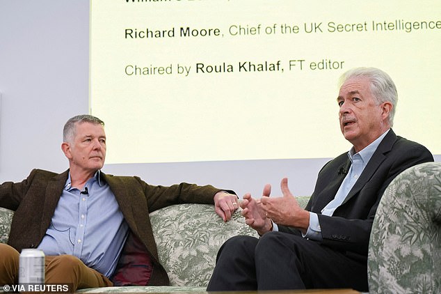 British MI6 chief Richard Moore and US CIA director Bill Burns