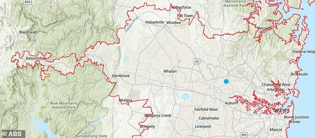 ANZ cited the 2021 ABS map which showed Katoomba falling just short of the 'major city' designation