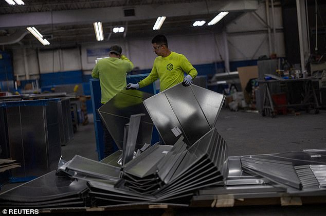 Jorge Herrera, from Nicaragua, was working on a factory floor in Columbus, Ohio earlier this year