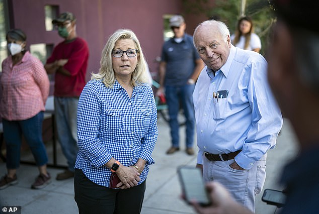 Both Cheneys are former Republican leaders in the House of Representatives, with the elder Cheney serving two terms as Republican vice president to George W. Bush between 2001 and 2009.