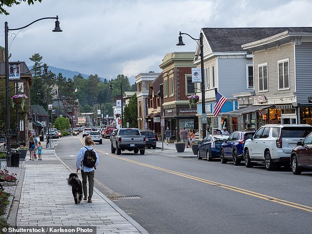 Brits - that's a 'sidewalk' up here, not a pavement. And those vehicles have 'boots', not 'boots'