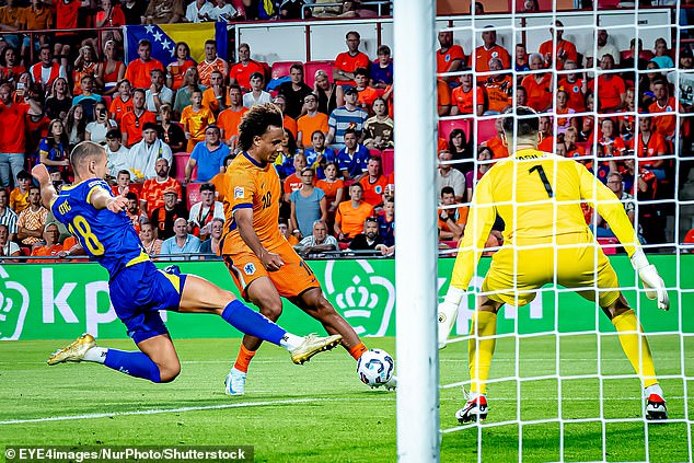 But in the end, the Netherlands prevailed against Bosnia and Herzegovina, with De Ligt's Man United team-mate Joshua Zirkzee scoring.