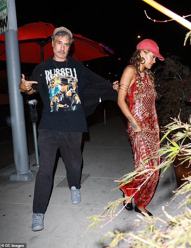 The pop star tied the knot with Hollywood director Taika in 2022 and just a month on from their second anniversary, kept the spark alive by going out to dinner at Rokusho