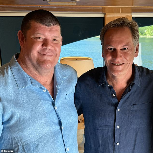 Packer opened up during a candid interview with Liam Bartlett aboard his $300 million yacht