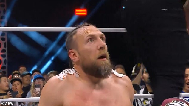 The AEW champion had just defended his title when he was attacked after the final bell