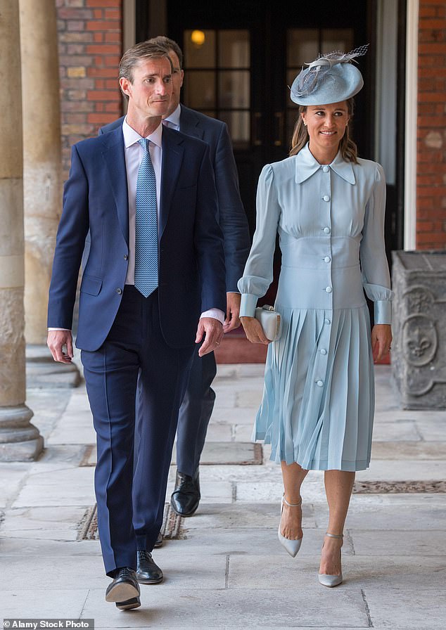 He added that completing the challenge moved his parents to tears and has earned him the respect of his brother James - who is married to Pippa Middleton (pictured together)