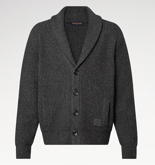 The Chiefs tight end also received this luxurious $2,060 cashmere cardigan to keep him warm