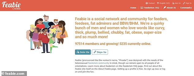 Feeders and feedees are flocking to social media sites like OnlyFans and Reddit to find content, as well as specialist sites like Feabie, which has over 97,000 members