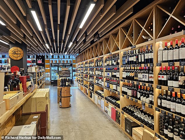 Premium spirits and wine grace the shelves at Leivine Wine & Spirits